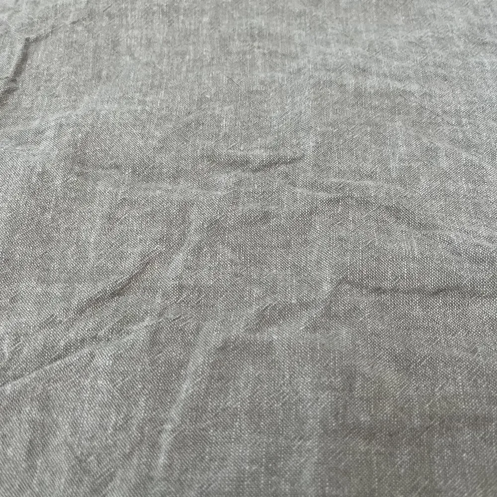Magnolia Hearth & Hand Linen Blend King Pillowcase Pair Solid Heather Gray